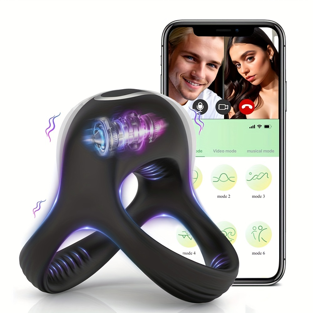 Silicone Vibration Penis Ring Delay Ejaculation Cock Ring - Temu