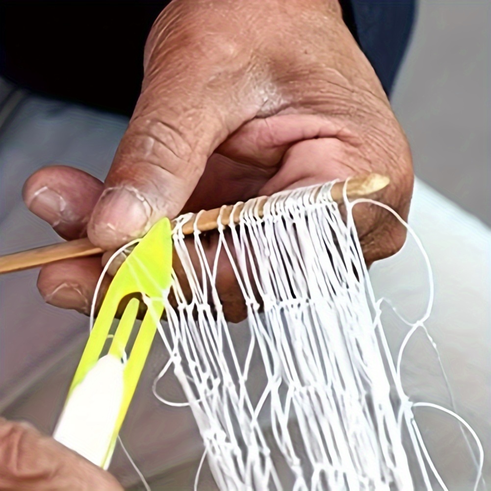 Random Color Fishing Net Shuttle Plastic Mesh Weaving Needle