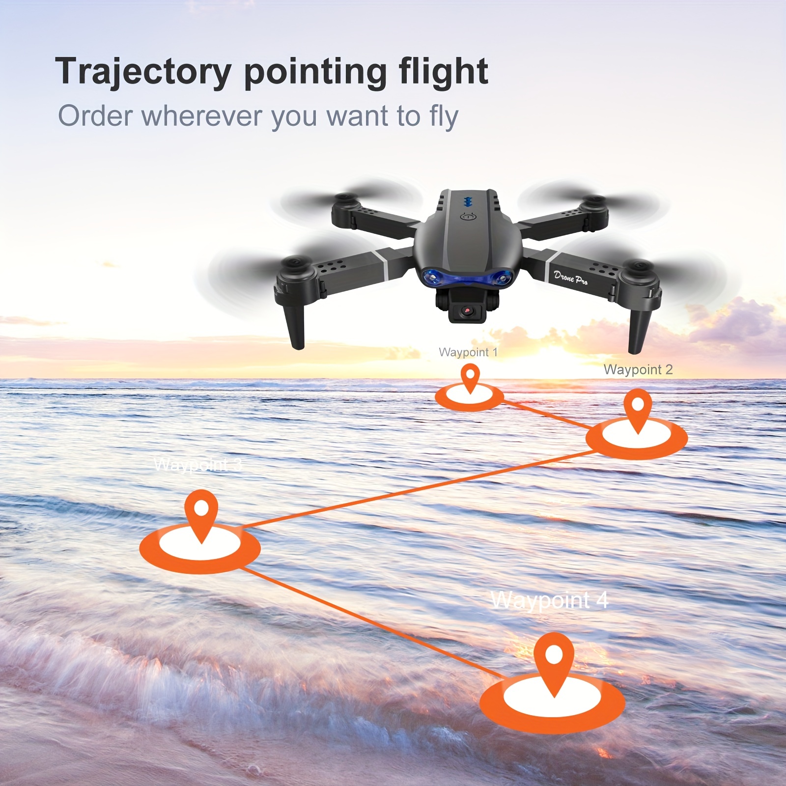 e99 pro drone with hd camera wifi fpv hd dual foldable rc quadcopter altitude hold remote control toys for beginners teenager stuff mens gifts indoor and outdoor affordable uav details 4