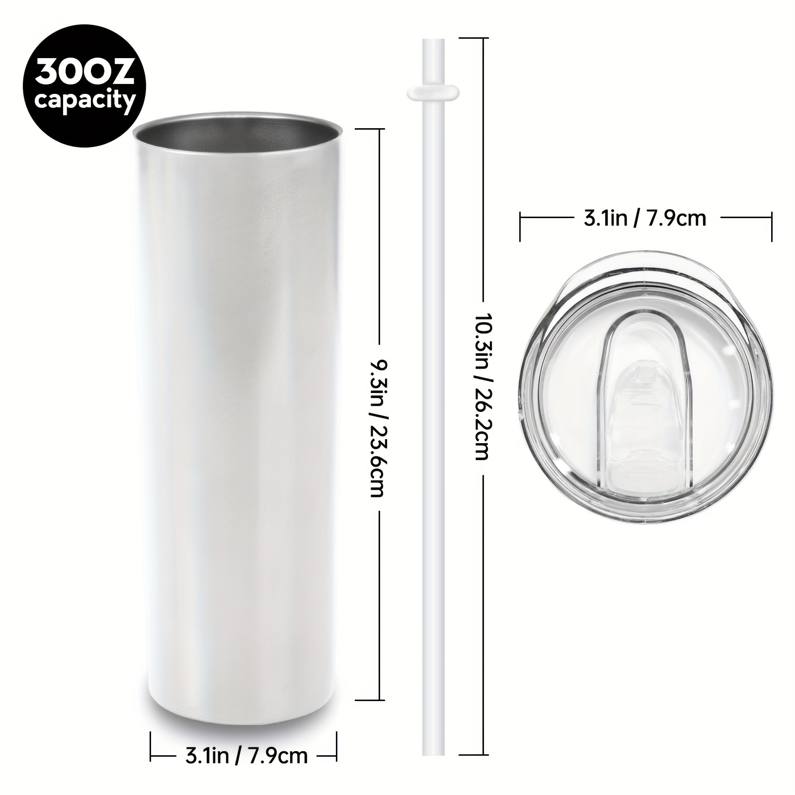 slim thin stainless steel vacuum insulated