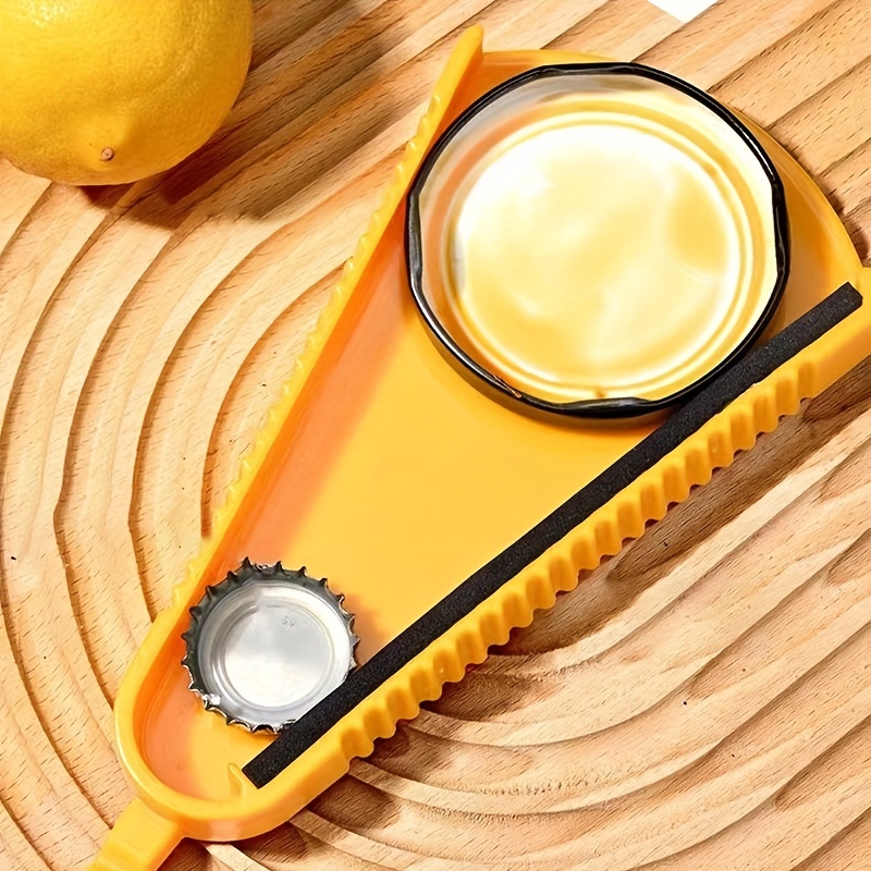 Can Opener Silicone Anti Slip Zipper Manual Jar Opener Home