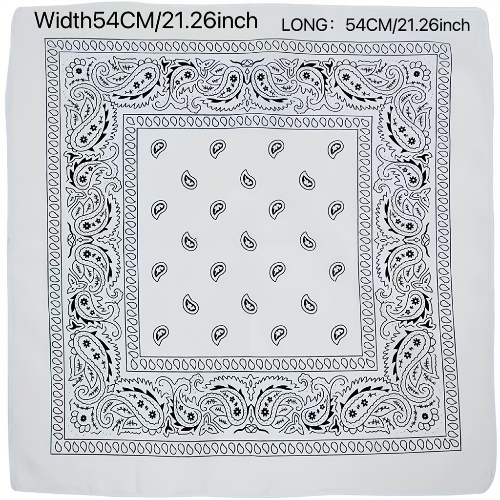 54.0cm Multifunctional Square Handkerchief Polyester Magic Outdoor Sports Cycling Face Mask Headscarf