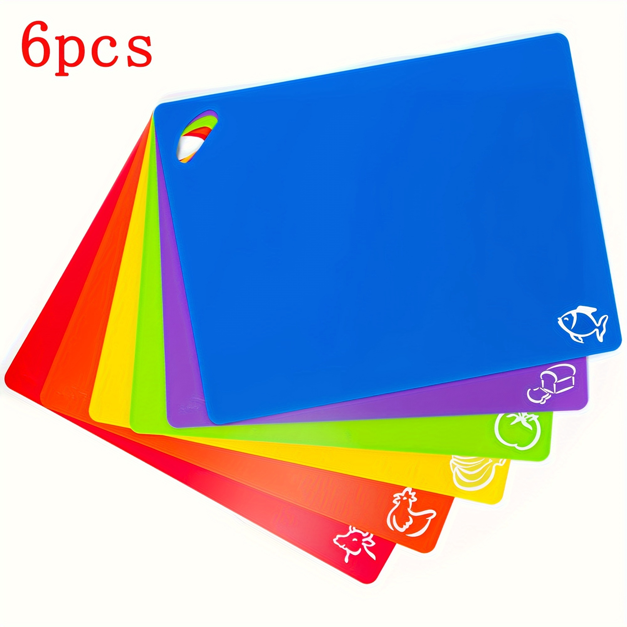Extra Thick Flexible Cutting Boards for Kitchen, Cutting Mats for Cooking,  Colored Cutting Mat Set, Non-Slip Cutting Sheets, Flexible Plastic Cutting  Board Set of 3, 15x12: Home & Kitchen 