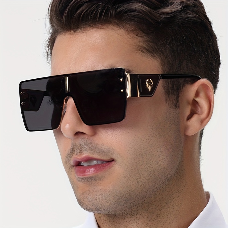 Men Sunglasses Hip Hop Gafas De Sol Lentes De Moda Hombres Nuevo Moderno  Oculos