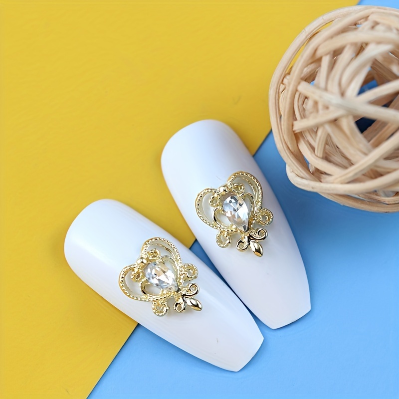 Luxury Nail Art Rhinestone Charms cute 3d Dangle Nail Charms - Temu