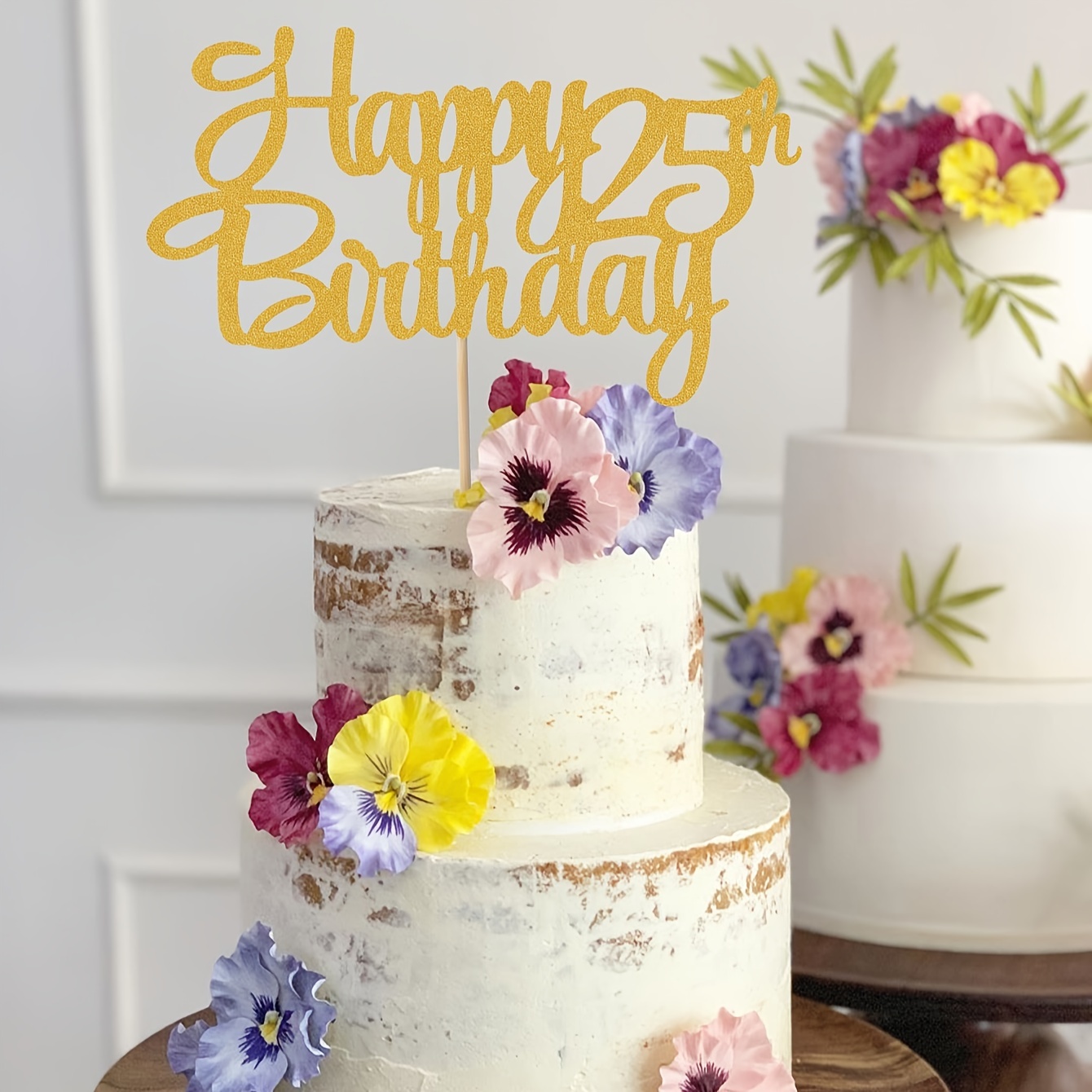 Décoration gâteau « Happy Birthday »