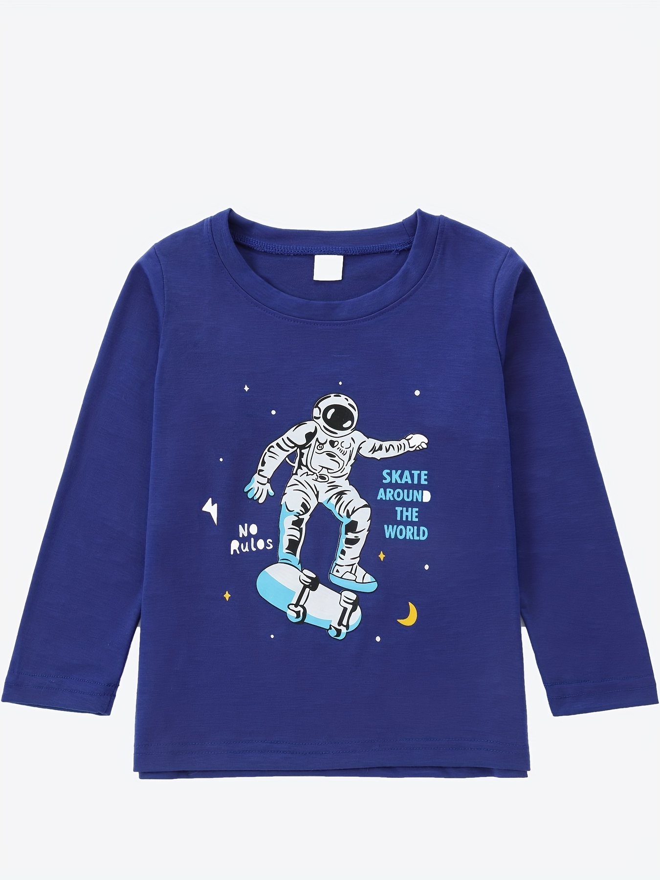 Blue Skateboard Youth T-Shirt