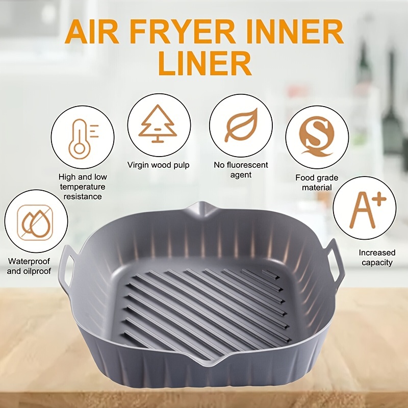 Air Fryer Silicone Pot No More Cleaning Baskets After Air - Temu