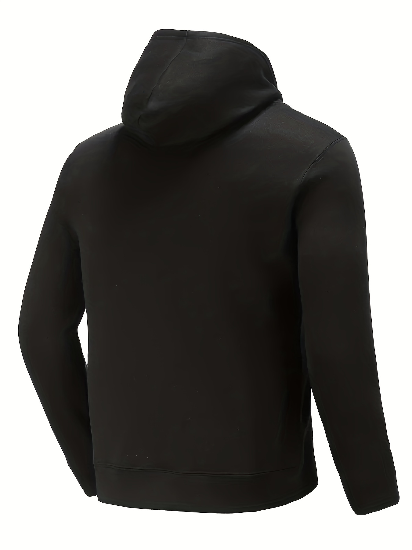 US Mens Loose Fit Outdoor Pullover Hoodie Drawstring Hooded Pockets  Sweatshirt