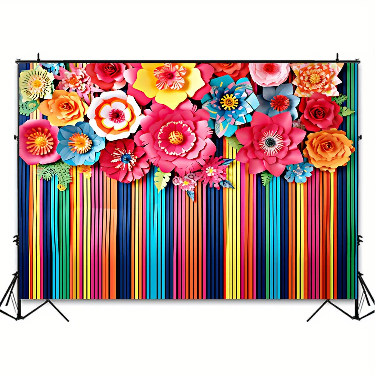 Mexican Fiesta Photography Backdrop Party Carnival Photo Background Decor  Prop