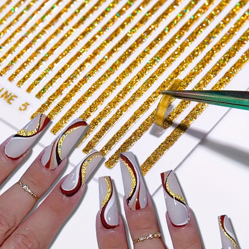 Metal nail stickers sales