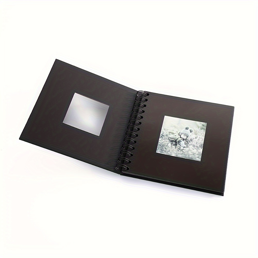 Photo Album Advanced Scrapbook 30 Page Black Card Photo - Temu