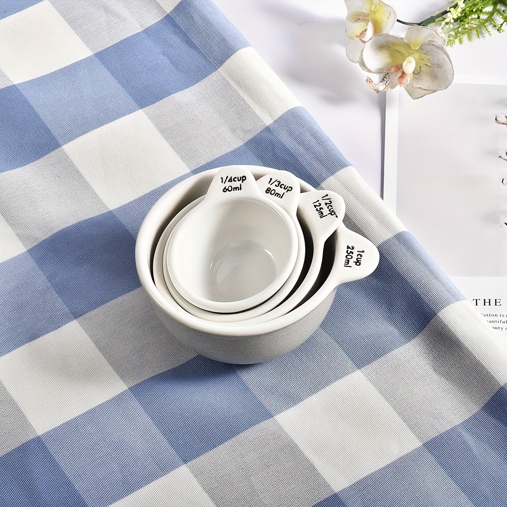 Measuring Cups Creative Bowl Shaped Ceramic Measuring Cups - Temu