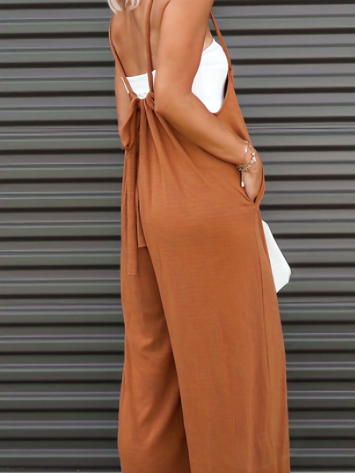 Tie best sale back jumpsuit