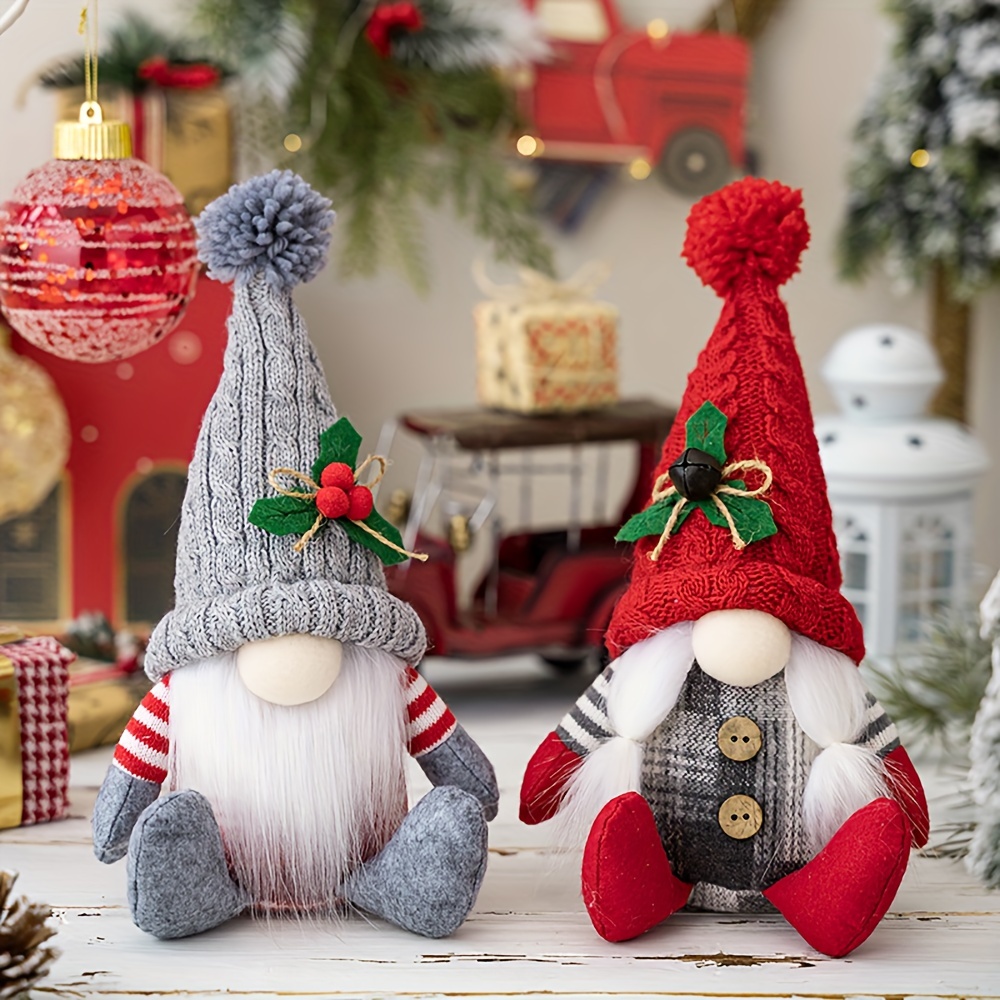 Décorations d'arbre de Noël Grinch Ornement de décoration de sapin de Noël  Joli jouet en peluche Grinch de Noël 