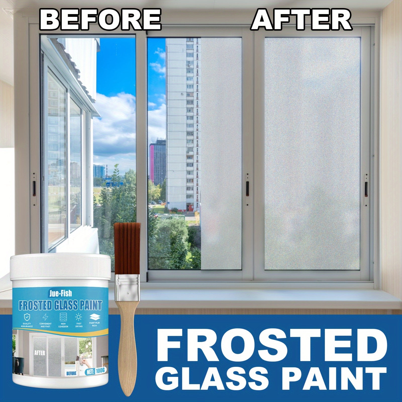 Door Window Shading Frosted Glass Paint Frosted Glass Spray - Temu