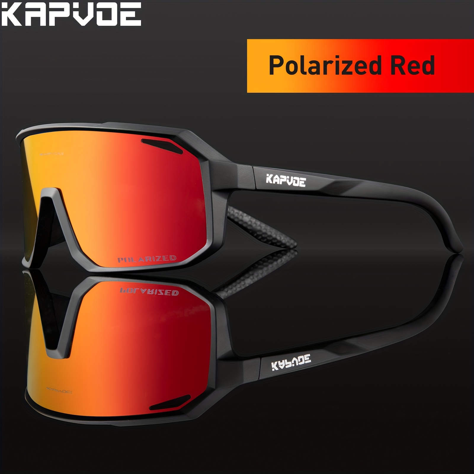 Polarized Cycling Glasses With 4 Interchangeable - Temu Canada