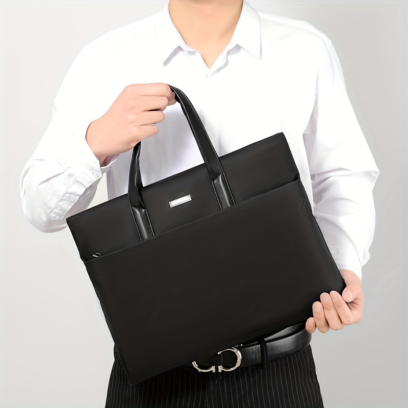 Men's Business Casual Large Capacity Handbag, Tote Bag, Gift For Men - Temu