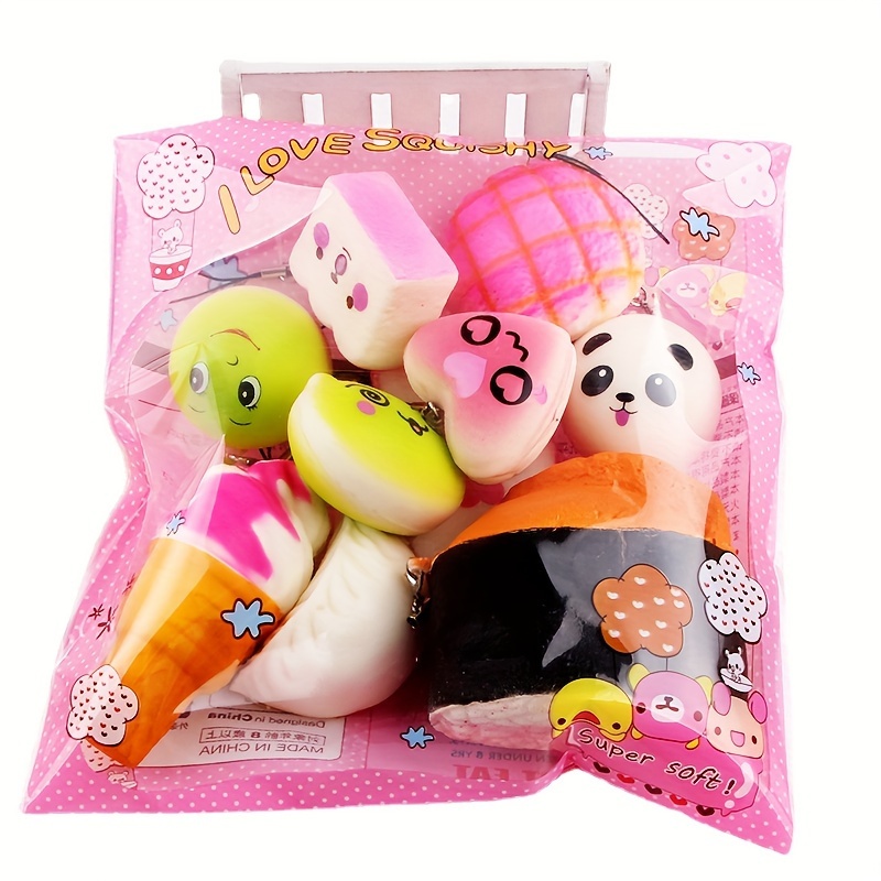 2 Pack Squishies Licorne, Slow Rising Animal Squishy Toys Super Soft Mignon  Stress Relief Squeeze Animal Squeeze Ball Pour Enfants et Adultes, Amusant  Et Doux