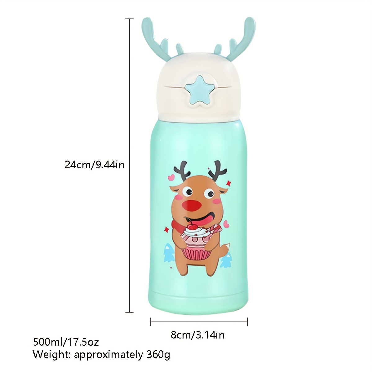 Cartoon Vacuum Flask 304 Stainless Steel Insulated Water - Temu