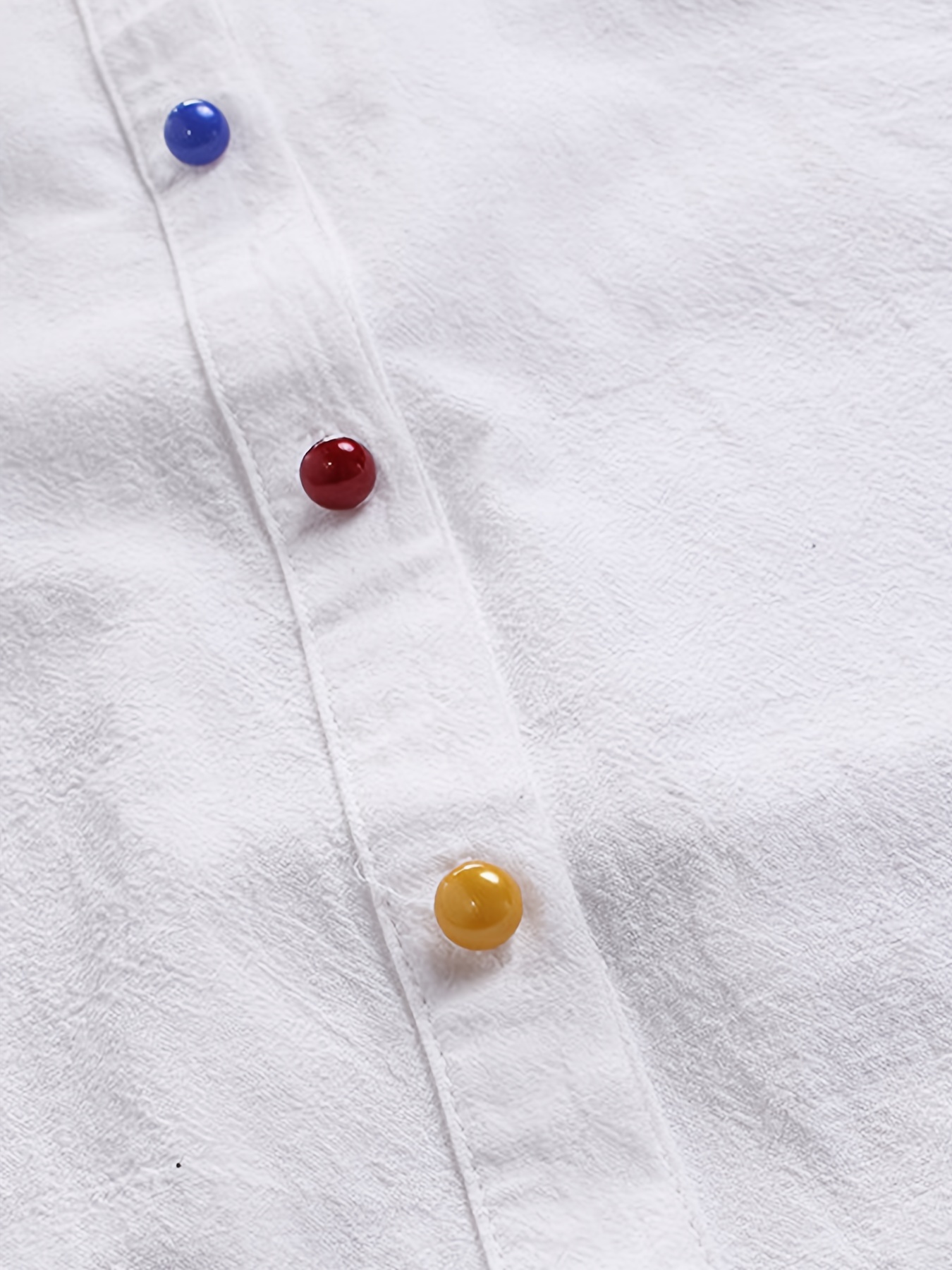 Print V neck Loose Blouses Casual Button Long Sleeve Fashion - Temu