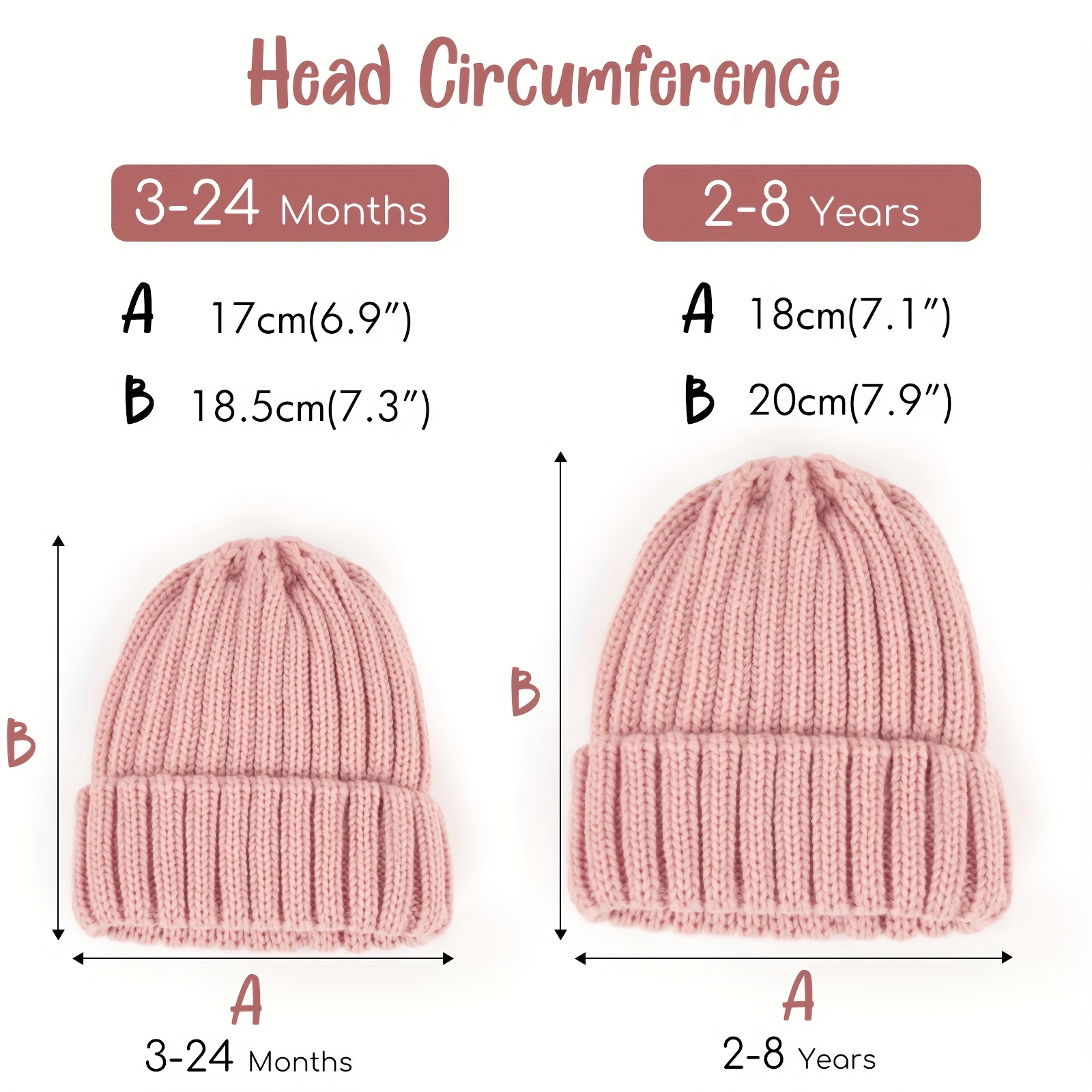 Kids Knit Beanie Hat Pom Pom Toddler Winter Hat – Simplicity