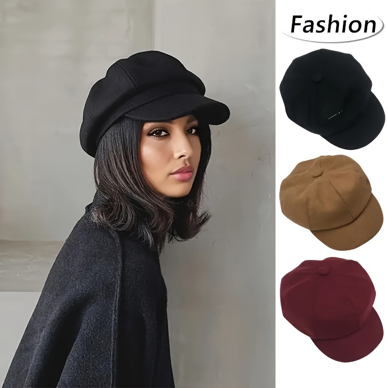 Winter Hats for Women Women's Autumn and Winter Flowers Round Top Casual  Fisherman's Basin Cap Small Surf Hats (A, M) at  Women's Clothing  store