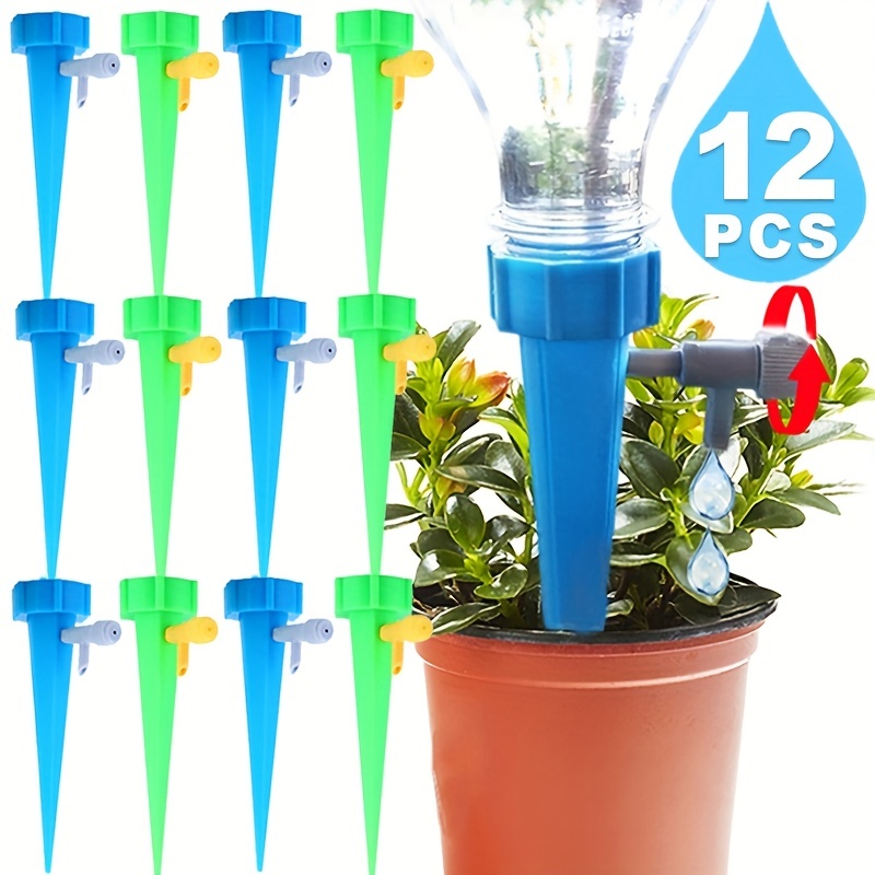 1/3/6/12 Pièces, Dispositif D'arrosage Automatique Kits D'arrosage  Automatique Système De Contrôle D'irrigation Goutte À Goutte De Jardin  Vanne De Contrôle Réglable Pour Plantes Fleurs - Temu Belgium