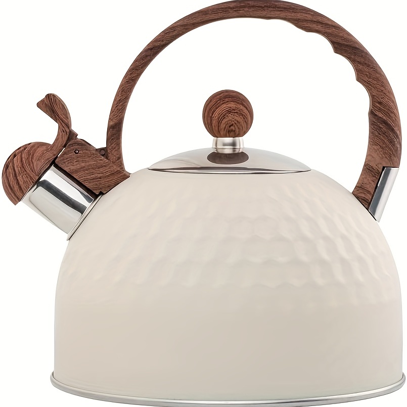 Stainless Steel Tea Kettle, 2.5L Whistle Tea Pot