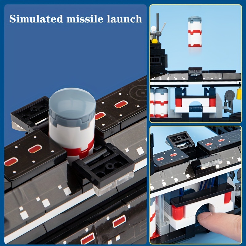 519pcs Classic 094 Strategic Nuclear Submarine Building Blocks Set