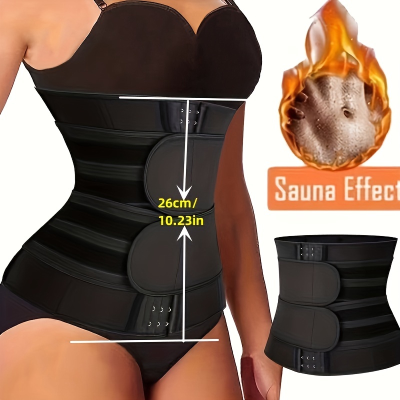 SHAPEVIVA Waist Trainer for Women Body Shaper With Double Wrap Belt Workout  Sauna Trimmer Cincher Neoprene Exercise Corset (S-3XL)