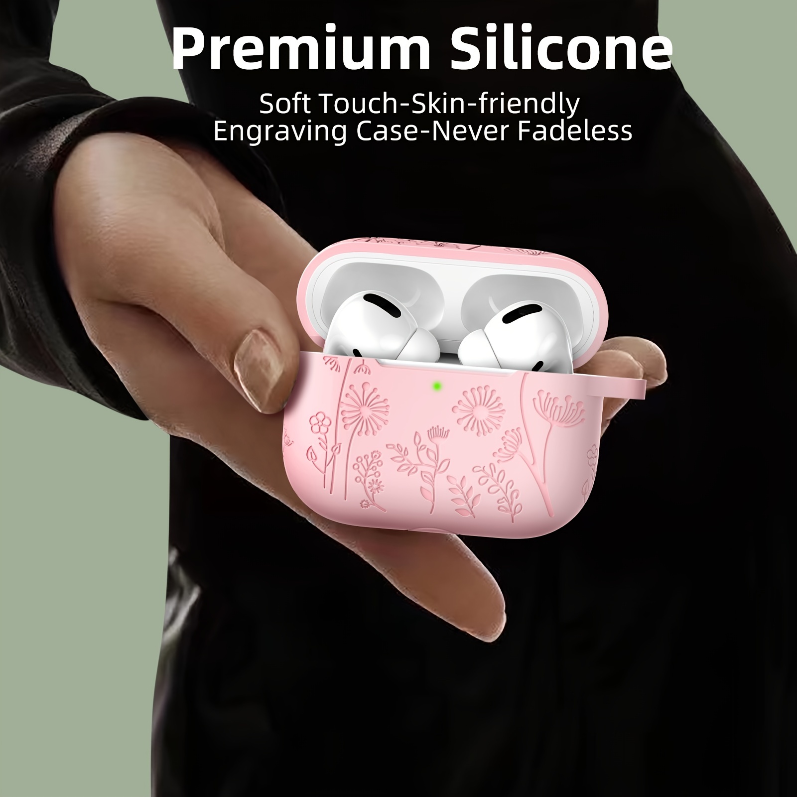 Engraved Silicone Case Cover Compatible with Apple AirPods Gen 3