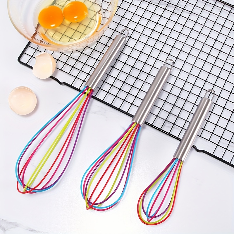 Food Grade Non-Stick Kitchen Utensils Silicone Cooking Egg Whisk for  Stirring Baking - China Silicone Egg Whisk and Silicone Kitchen Utensil  price
