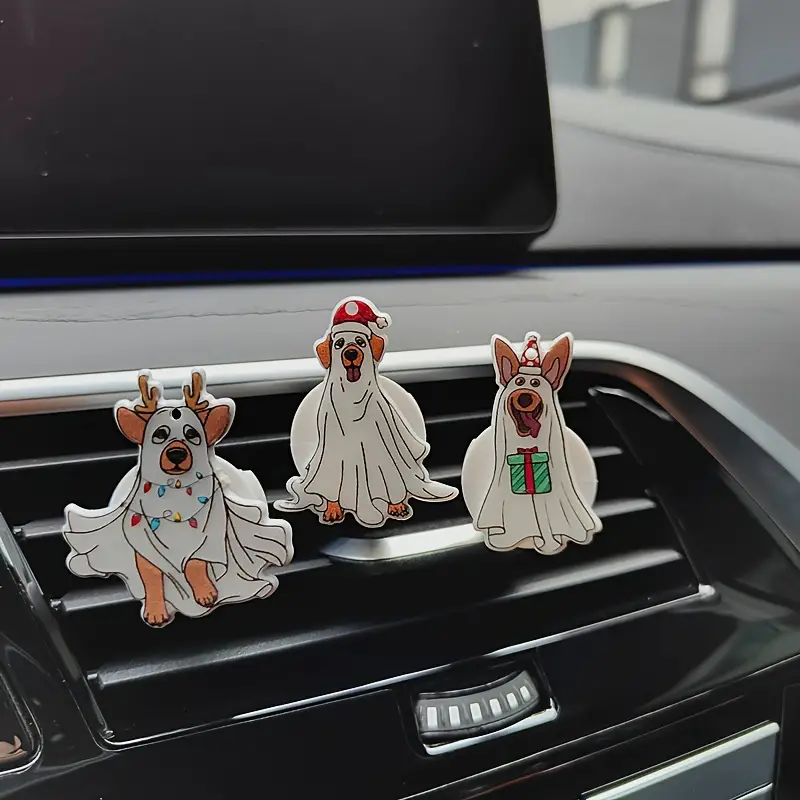 Car Air Outlet Aroma Diffuser Clip Christmas Creative Ghost - Temu