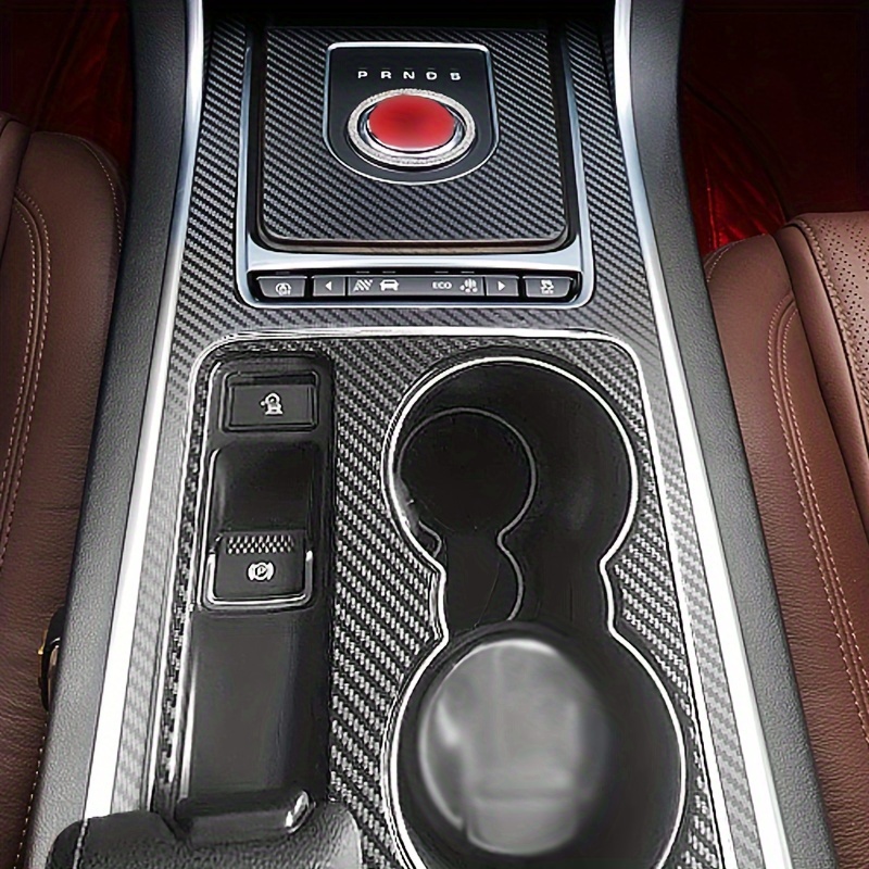 Carbon Fiber Car Internal Gear Panel Sticker Trim Covers - Temu