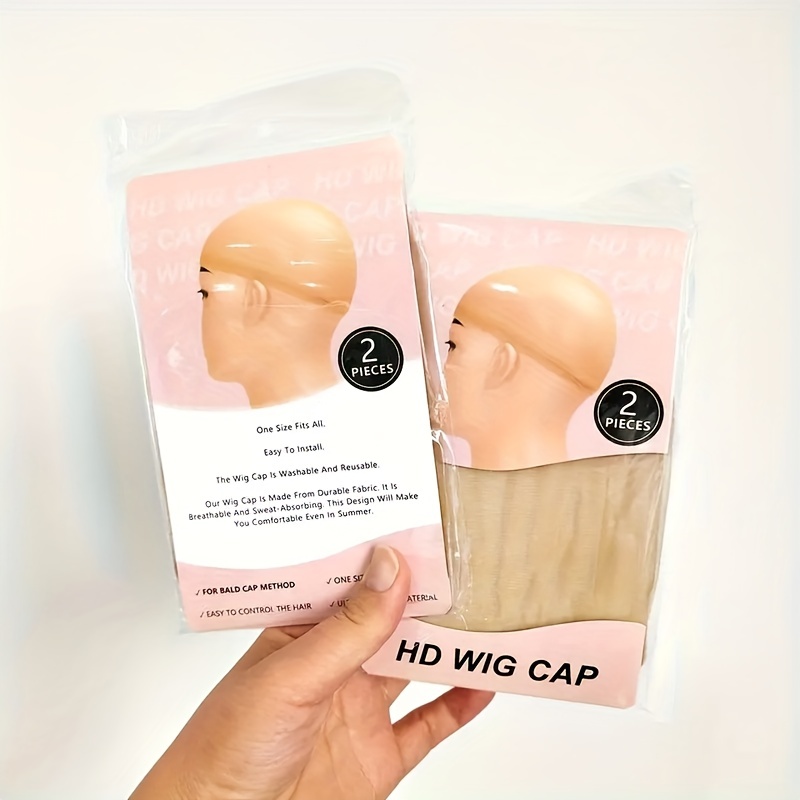 4pcs Wig Remover & HD Wig Cap Set Quick Hairspray Tape Adhesive Liquid HD Clear