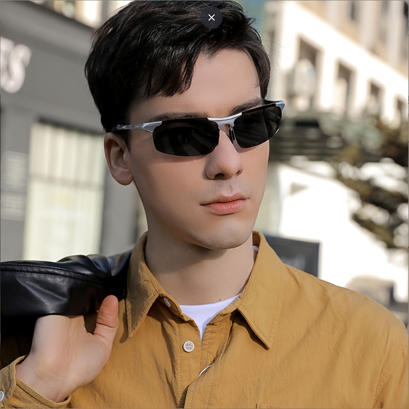 Men's Polarized Sunglasses Night Vision Sunglasses - Temu
