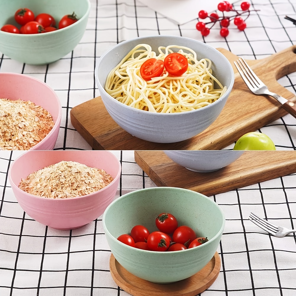 Wheat Straw Bowls, Lightweight And Unbreakable Rice Bowls