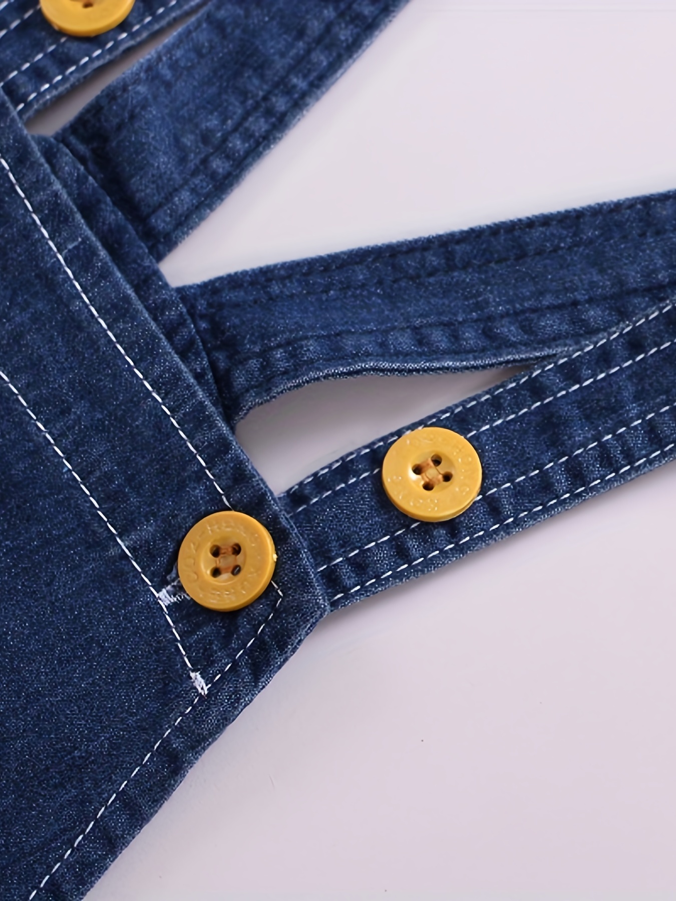 Lion Print Denim Overalls for Boys & Girls