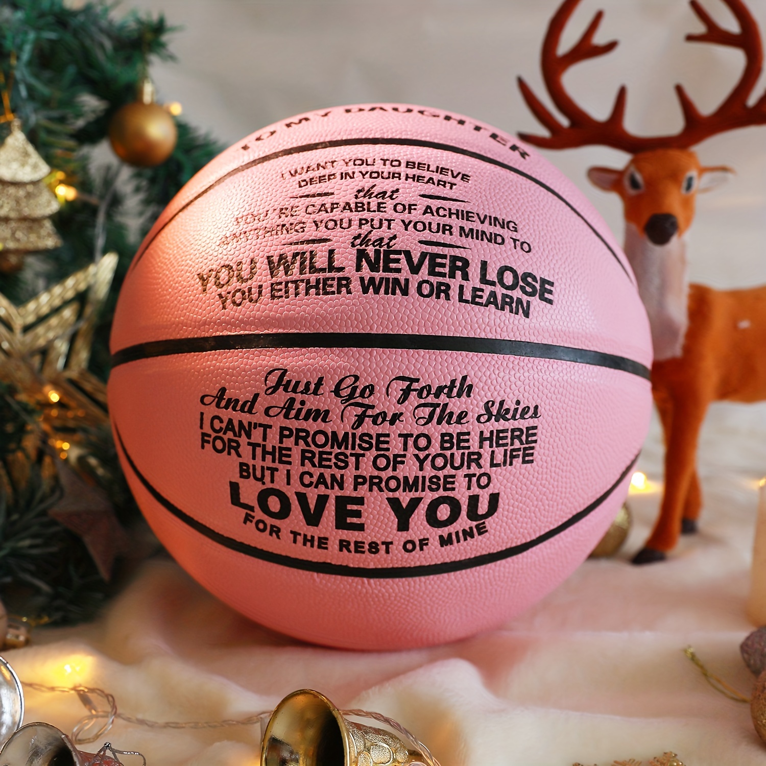 Size 7 Basketball Gift for Granddaughter with Pump
