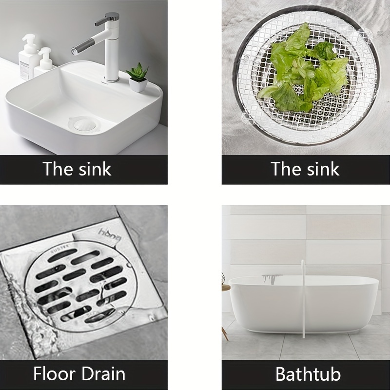 Metal Floor Drain-wash Basin Filter Hair Filter Bathroom Sewer Round  Kitchen Sink Net Hair Filter