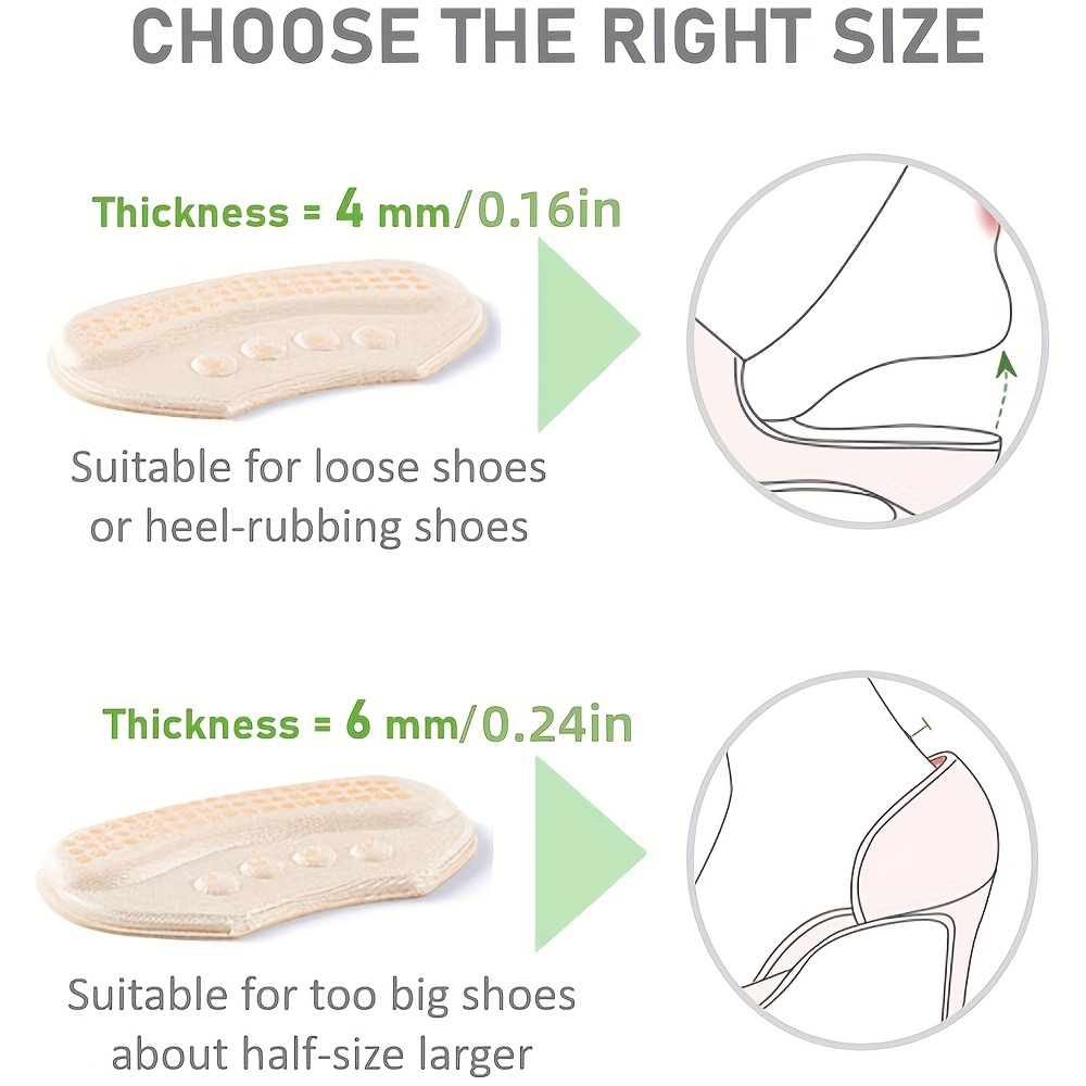 Shoe inserts to on sale stop heel slipping