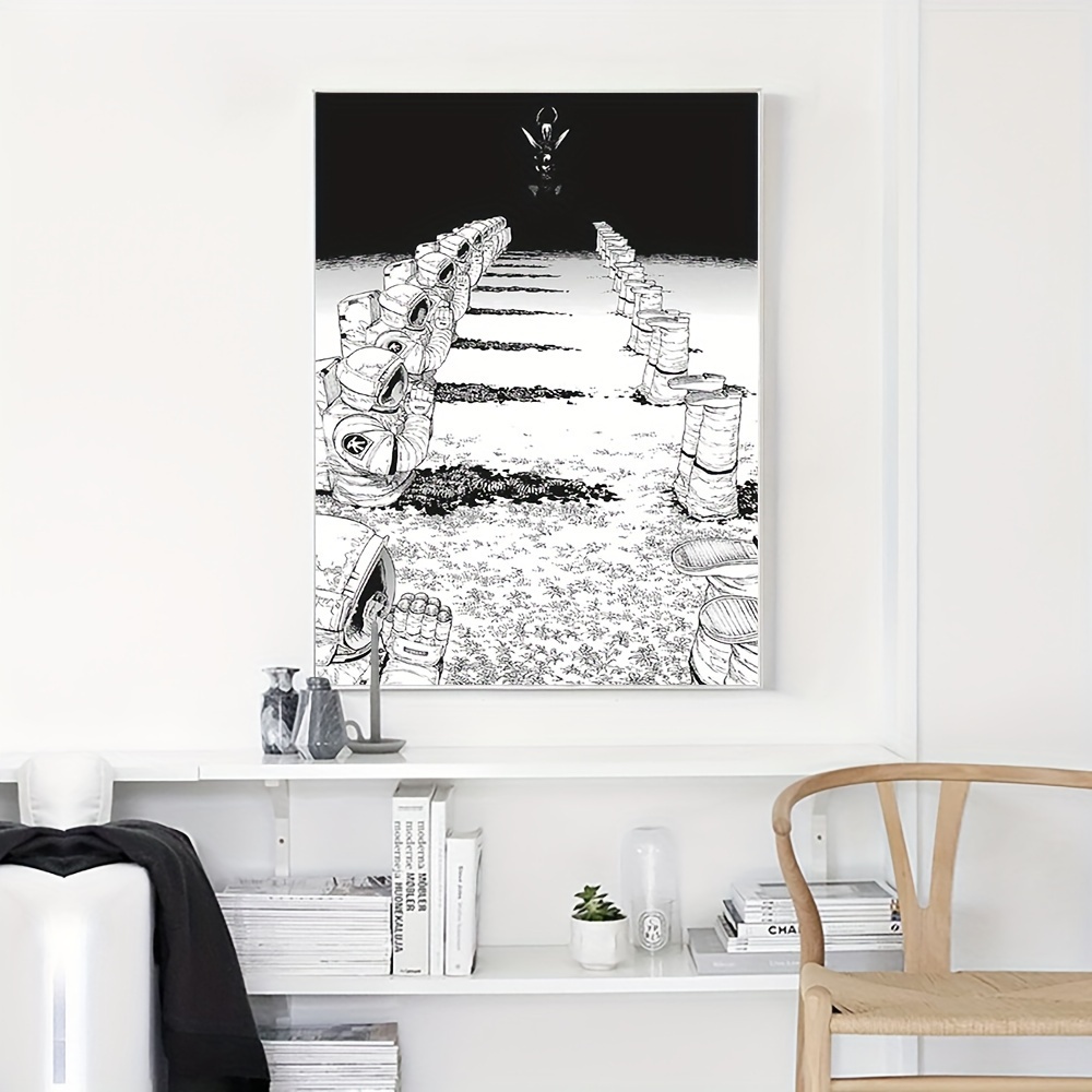 Wall Art Print, Astronaut black and white