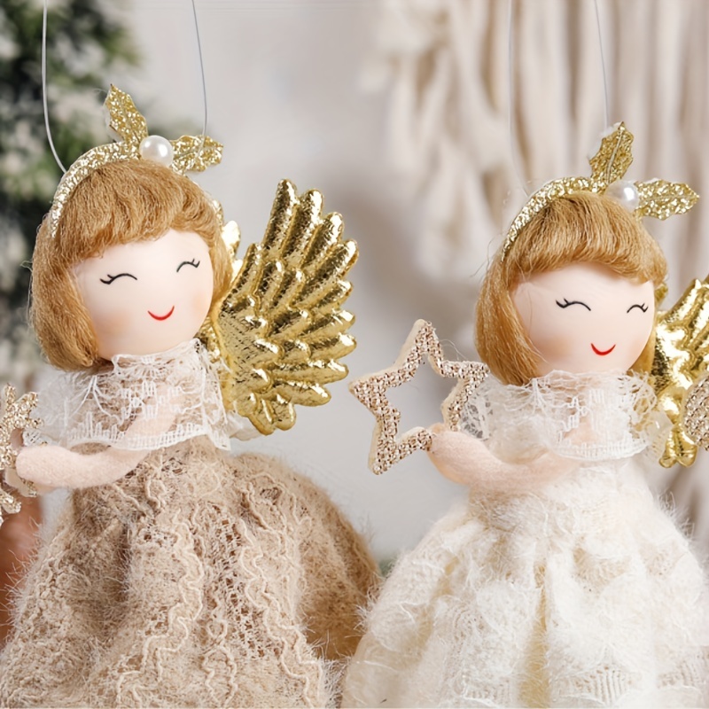 Ange De Noel pour Sapin, Topper De Sapin De Noel Ange, Figurine Sapin Noël  Ange pour Décorations Sapin Noël Et Décoration Maison
