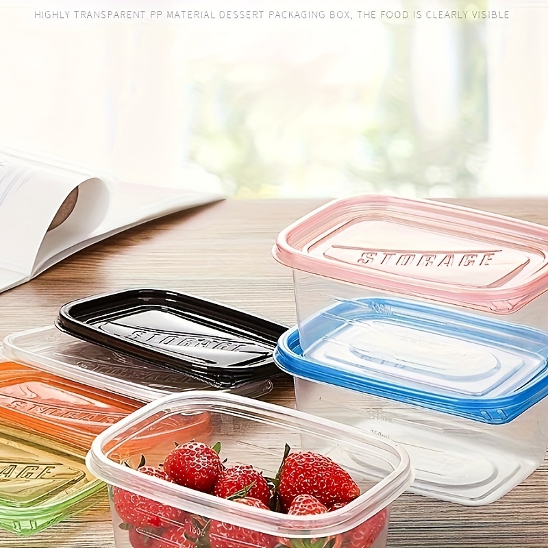 10/30/50pcs, Meal Prep Containers, 450ml/15.2oz Plastic Food Storage  Containers With Lids, To Go Containers, Disposable Lunch Boxes, Bento  Boxes, Kitc