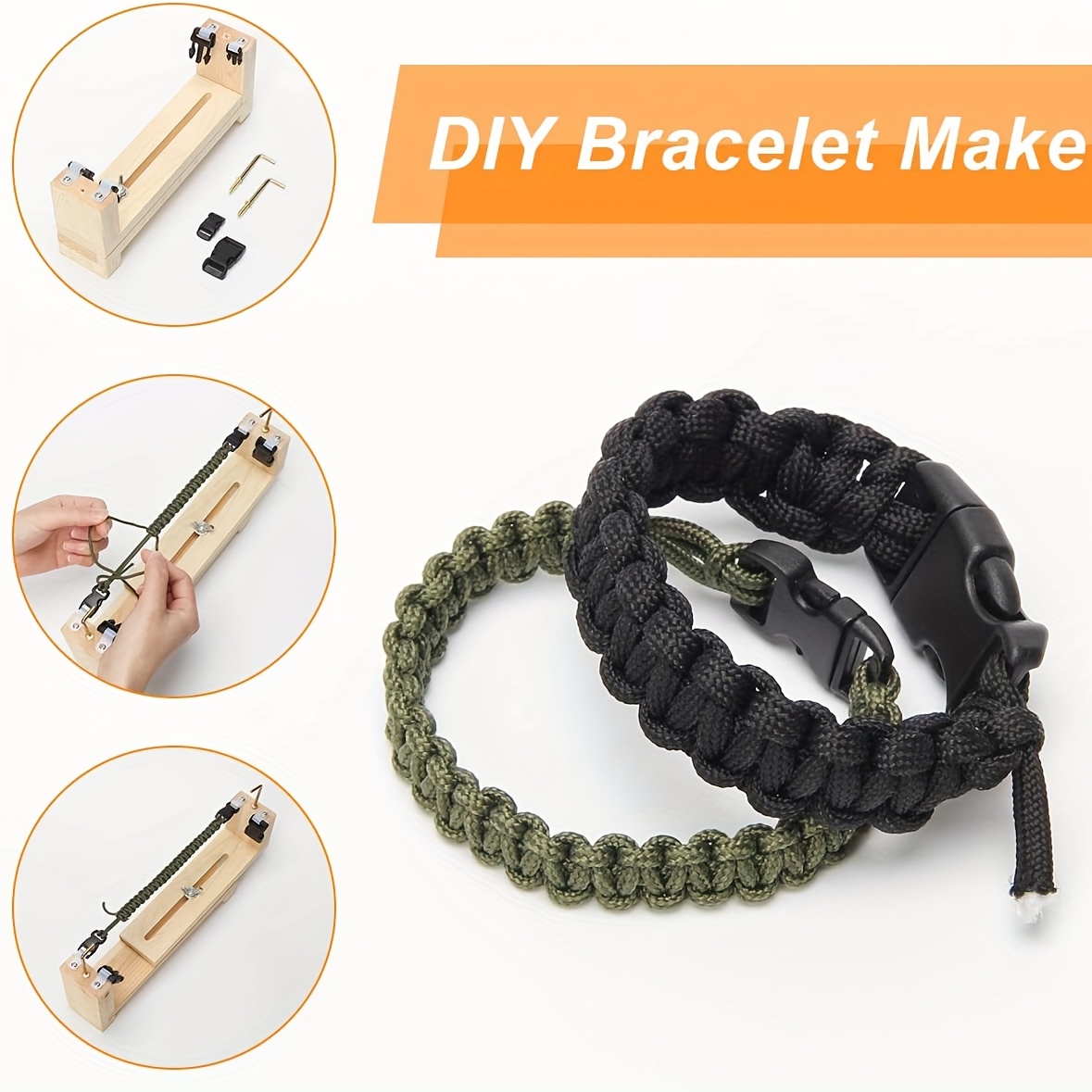 Make Unique Paracord Bracelets With This Adjustable Diy Tool Kit