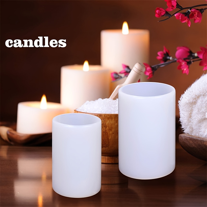 Cylinder Candle Molds For Candle Making Pillar Casting - Temu