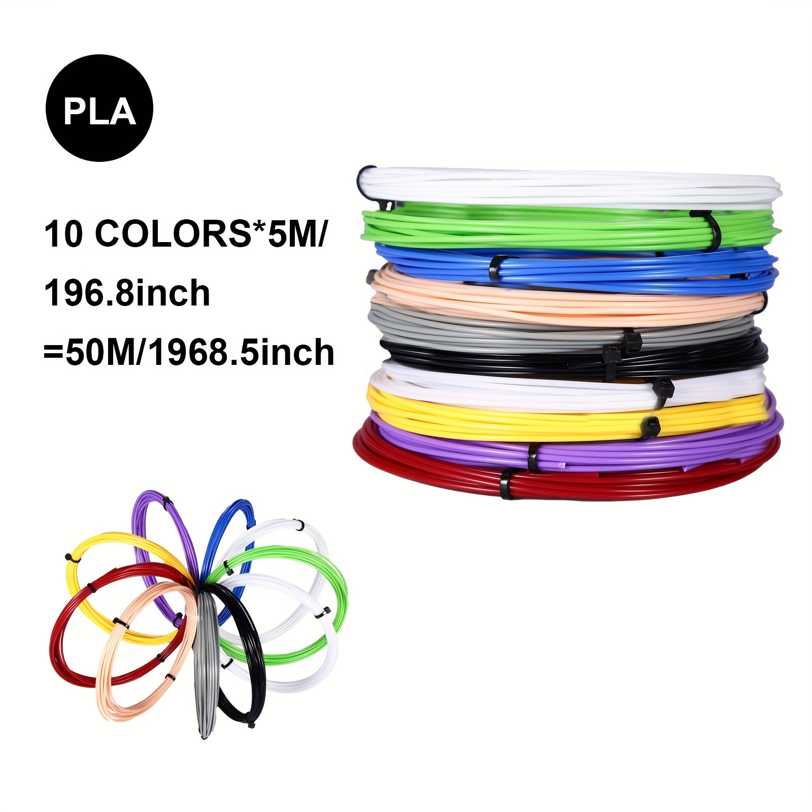 Eryone Pla Silk 3 color 3d Printer Filament 3d Printing - Temu