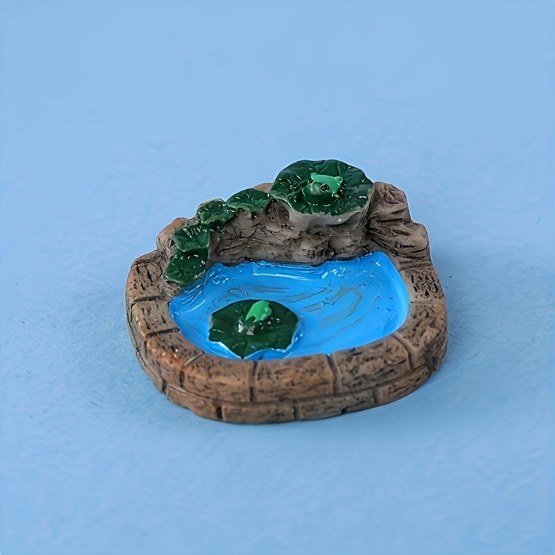 1 pièces jardinage miniature petit puits d'eau féerique jardin/accessoires  d'aquarium, approvisionnement terrarium, décoration de jardin miniature