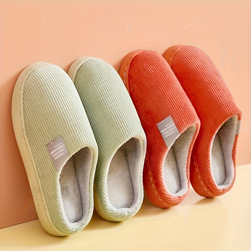 Thick Bottom Home Slippers Women s Household Plush Slippers - Temu